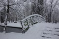 Bridge over Lake Chios Royalty Free Stock Photo