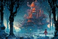 Snowy Castle Ilustrati