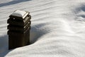 Snowy chimney Royalty Free Stock Photo