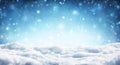 Snowy Christmas Background - Snowfall Royalty Free Stock Photo