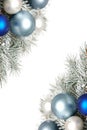Snowy christmas decoration Royalty Free Stock Photo