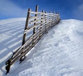 Snowy fence