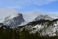 Snowy Hallett Peak in Colorado