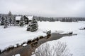 Snowy landscape of Jizera Mountains Royalty Free Stock Photo