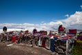 Snowy Market Views enroute to Colca Canyon Royalty Free Stock Photo