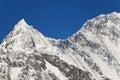 Snowy mountain peak - beauty of nature