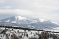 Snowy Mountain Peaks Royalty Free Stock Photo