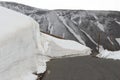 Snowy mountain ranges french Maritime Alps Royalty Free Stock Photo