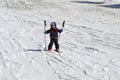 Snowy mountain slopes make it possible to ride even in spring