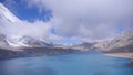 Snowy Mountains and Clouds Timelapse