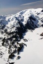 Snowy Mountains - Misty Fjords National Monument Royalty Free Stock Photo