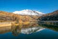 Snowy Mountains Over Provo River