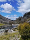 The Snowy mountains Royalty Free Stock Photo