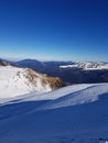 Snowy mountains sinaia