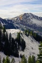 Snowy mountainside