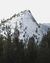 Snowy Mountaintop near Lake Tahoe - Hogsback Climbing Area at Lovers Leap