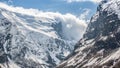 Snowy mountaintops in Norway