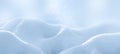 Snowy New Year Christmas background. Snowdrifts in the rays of light. Snowfall. Royalty Free Stock Photo