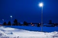 Snowy night in Kiruna