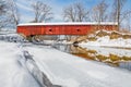 Snowy Oakalla Covered Bridge