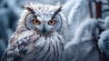 The snowy owl Bubo scandiacus, also known as the polar, the white and the Arctic owl, is a large, white owl of the true