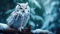 The snowy owl Bubo scandiacus, also known as the polar, the white and the Arctic owl, is a large, white owl of the true