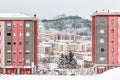 Snowy panorama of Campobasso