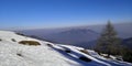 Snowy Panorama In Tha Alps