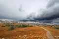 Snowy Pass Hiking Trail Wyoming Royalty Free Stock Photo