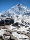 Snowy Peak Near Gorak Shep