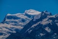 Snowy peaks of Grand Combin in Verbier, Valais, Switzerland