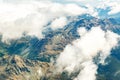 Mountain range, South Island New Zealand Royalty Free Stock Photo