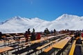 Snowy peaks in the Serfaus-Fiss-Ladis ski resort