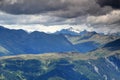 Snowy peaks and steep ridges in Venediger and Villgraten Tauern Royalty Free Stock Photo