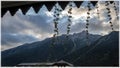 Snowy picks of Apls, view from the Chamonix, France