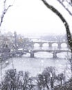 Snowy Prague