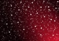 Snowy Red Background