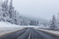 Snowy road