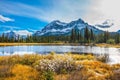 The snowy Rocky Mountains