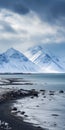 Stunning Sandefjordur: A Majestic Icelandic Mountain Captured In National Geographic Style