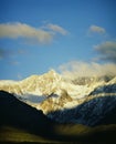 Snowy Sierra Nevada Mountains Royalty Free Stock Photo