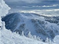 Snowy ski resort slopes remain empty during the winter coronavirus outbreak.