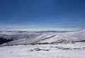 Snowy slope in 3-5 Pigadia ski center, Naoussa, Greece