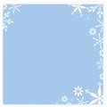 Snowy Square background