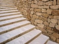 Snowy stairs