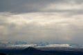 Snowy Storm in Mountains