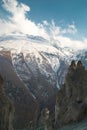 Snowy Tibetan mountains Royalty Free Stock Photo