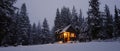 Snowy Tiny House Royalty Free Stock Photo