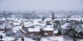 Snowy Town Ashton Under Lyne Royalty Free Stock Photo