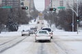 Snowy traffic